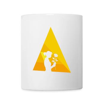 Flower Power de jardin fleuri - Mug blanc - blanc - Devant