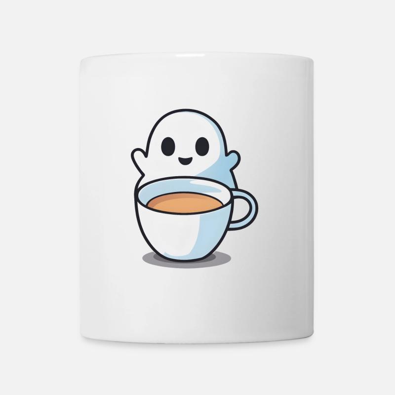 Kaffee Geist - Tasse - Weiß