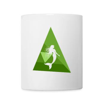 Seekuh Aquarium - Tasse - Weiß - Vorne