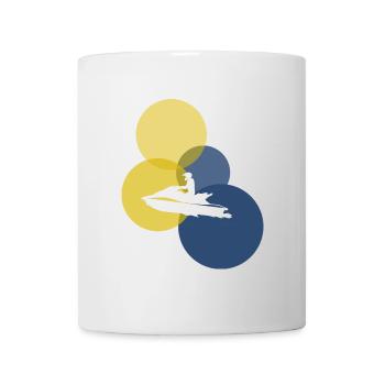 Jetski Boot - Tasse - Weiß - Vorne