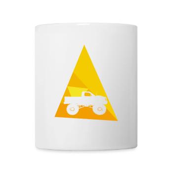 Reifen Monstertruck Gelaendewagen - Tasse - Weiß - Vorne