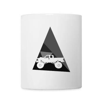 Reifen Gelaendewagen Jeep - Tasse - Weiß - Vorne
