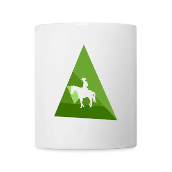 Cowboy Ranch Saddle - Mug - white - Front