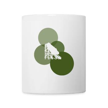 Roller coaster rollercoaster funfair - Mug - white - Front