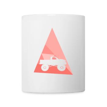 Monstertruck Gelaendewagen Offroadfahrzeuge - Tasse - Weiß - Vorne