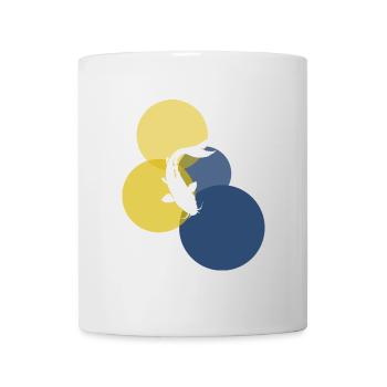 Tête de poisson Koi - Mug blanc - blanc - Devant