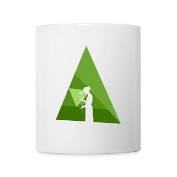 Fleuriste Flower Power Fleuriste - Mug blanc - blanc - Devant