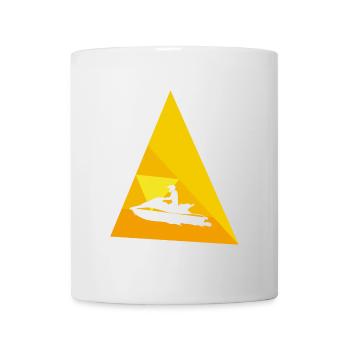 Jet Ski Wakeskating Boat - Mug - white - Front
