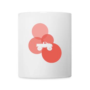 Reifen Offroadfahrzeuge - Tasse - Weiß - Vorne