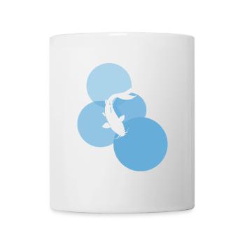 Koi Fish Fisherman Pond - Mug - white - Front