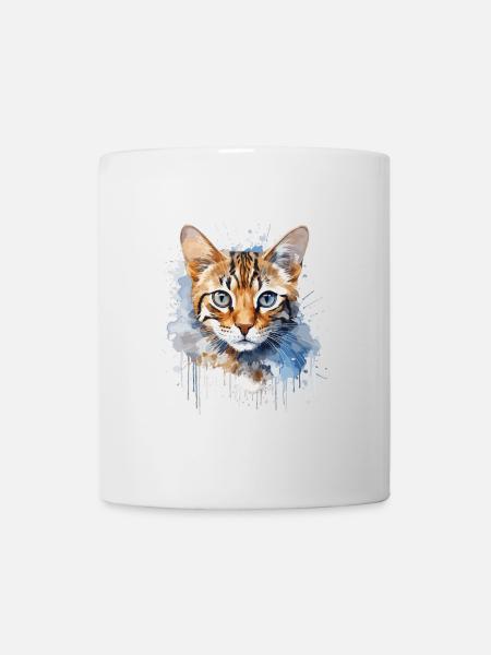Bengal Katze - Tasse - Weiß
