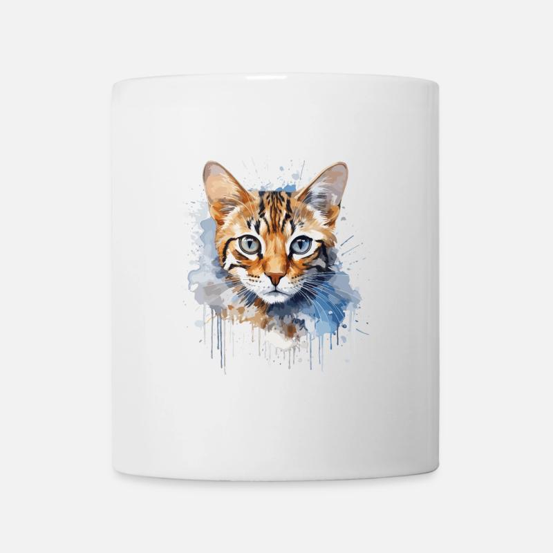 Bengal Katze - Tasse - Weiß