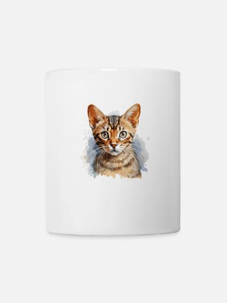 Bengal Katze - Tasse - Weiß