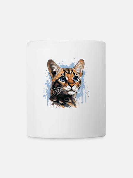 Bengal Katze - Tasse - Weiß