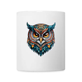 Owl Neo Traditional - Mug - white - Front