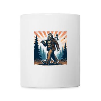 Bûcheron Forester Bigfoot - Mug blanc - blanc - Devant