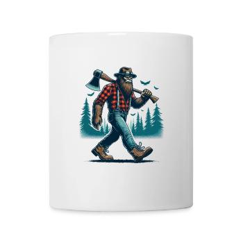 Bûcheron Forester Bigfoot - Mug blanc - blanc - Devant