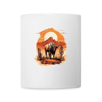Bison - Mug - white - Front