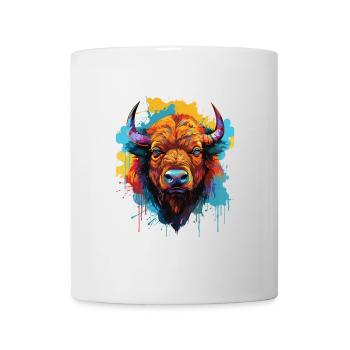 Bison - Mug - white - Front
