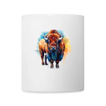 Bison - Mug - white - Front