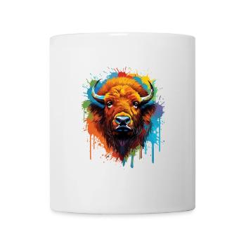 Bison - Mug - white - Front
