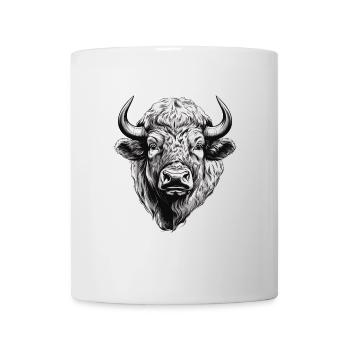 Bison - Mug - white - Front