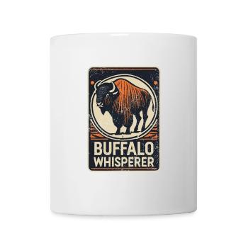 Buffalo Whisperer - Tasse - Weiß - Vorne