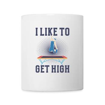 Lustiges Trampolin für Männer Trampolinist - Tasse - Weiß - Vorne