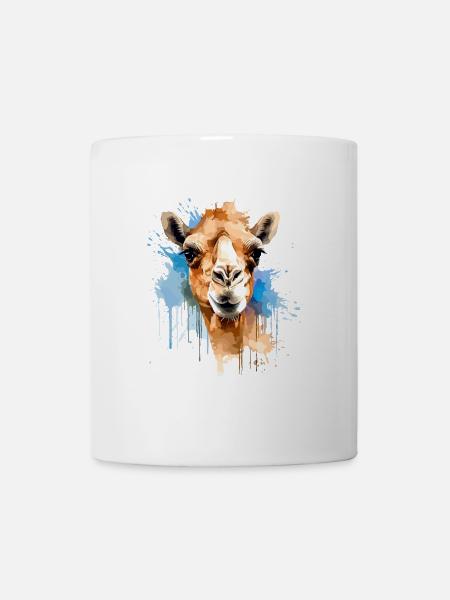 Kamel Kamelkopf - Tasse - Weiß