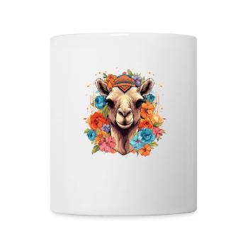 Camel Camel Head Flowers - Mug - white - Front