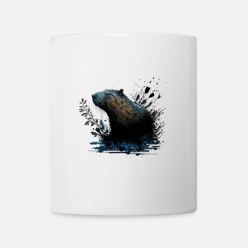 Wasserschwein - Tasse - Weiß