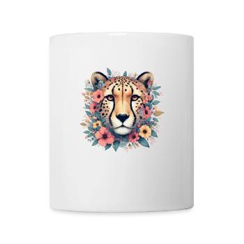 Cheetah Cheetah Flowers - Mug - white - Front