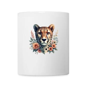 Cheetah Cheetah Flowers - Mug - white - Front