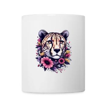 Cheetah Cheetah Flowers - Mug - white - Front