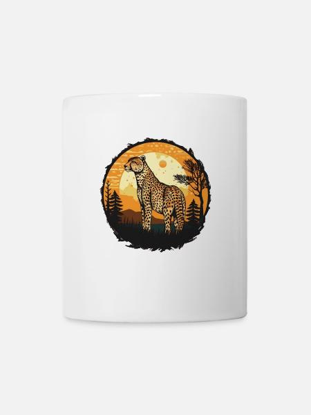 Guépard Gepard - Mug blanc - blanc