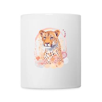 Cheetah Cheetah Flowers - Mug - white - Front