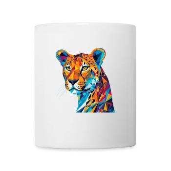 Gepard Cheetah - Tasse - Weiß - Vorne