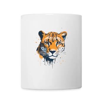 Cheetah Gepard - Tasse - Weiß - Vorne