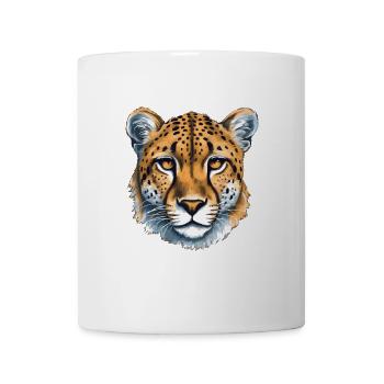 Cheetah Gepard - Tasse - Weiß - Vorne