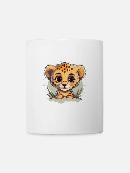 Gepard Cheetah - Tasse - Weiß