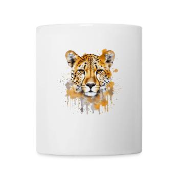 Gepard Cheetah - Tasse - Weiß - Vorne
