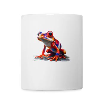 Grenouille colorée - Mug blanc - blanc - Devant