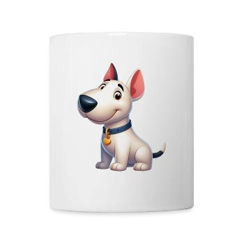 Bullterrier - Tasse - Weiß - Vorne