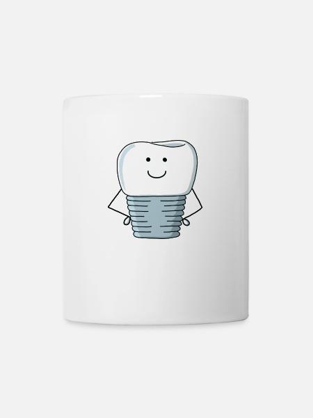 Couronne implantaire - Mug blanc - blanc