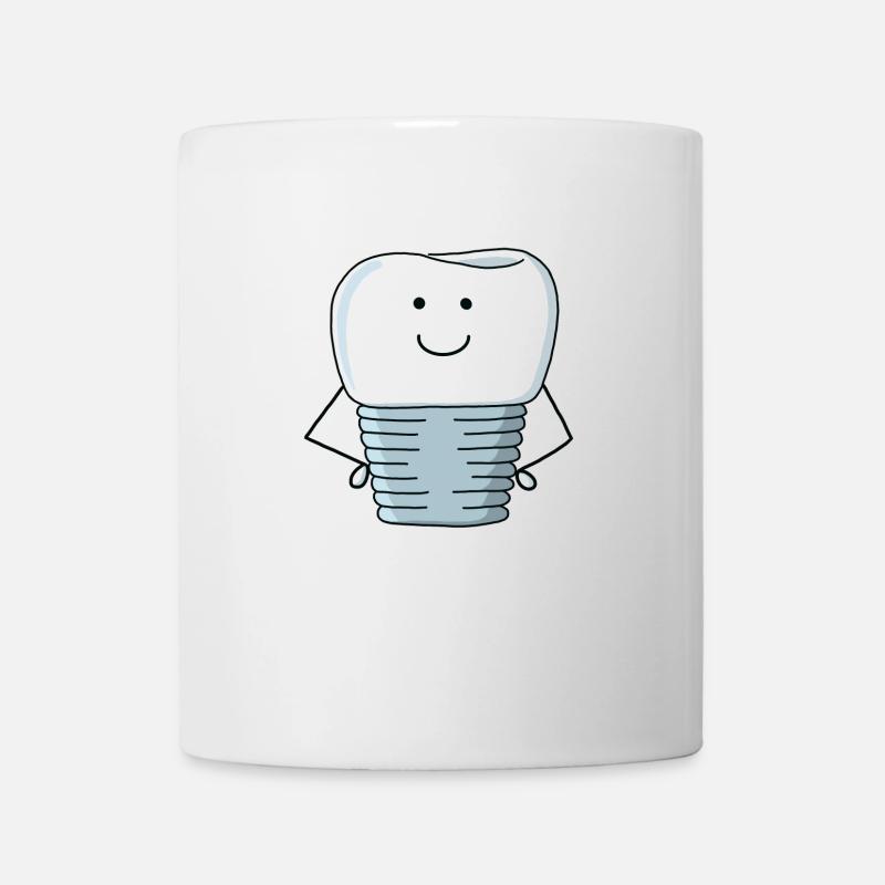 Couronne implantaire - Mug blanc - blanc