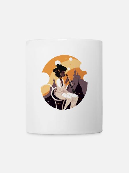 Flöte Zauberin - Tasse - Weiß