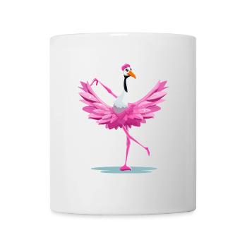 Ballerina Flaminga - Mug - white - Front