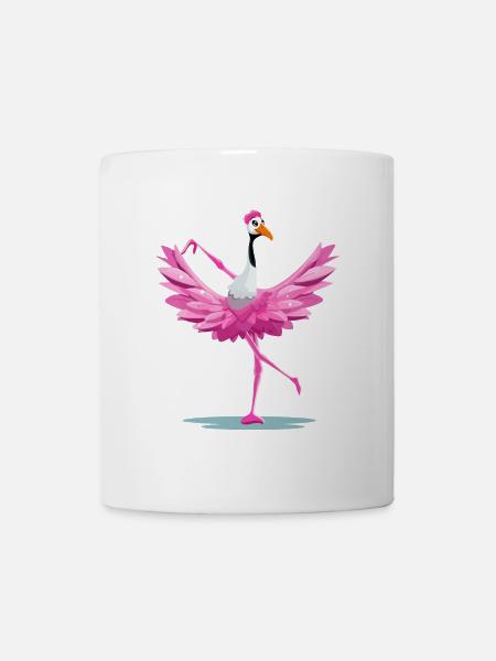 Ballerine Flaminga - Mug blanc - blanc