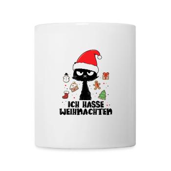 Ich Hasse Weihnachten Weihnachtskatze Weihnachten - Tasse - Weiß - Vorne