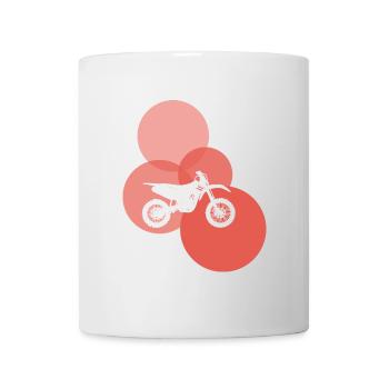 Dirt Bike Moto Motocross - Mug blanc - blanc - Devant